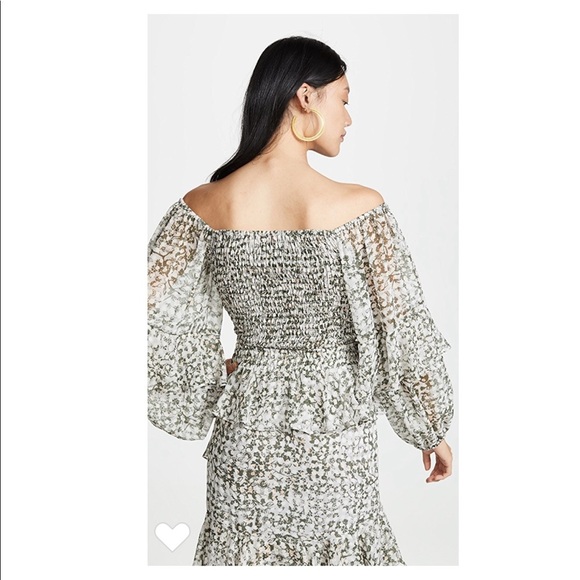 MISA Los Angeles*Floral Spectacular Top Med. $238 - Picture 4 of 8